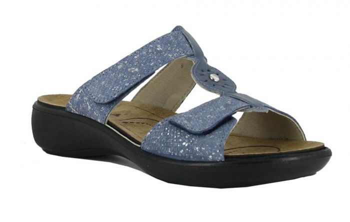 Romika Slipper Blauw Ibiza 16082