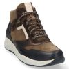 Durea Zwart/Olijf Sneaker Hoog 9778 H