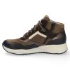 Durea Zwart/Olijf Sneaker Hoog 9778 K