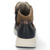 Durea Zwart/Olijf Sneaker Hoog 9778 H