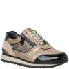 Hassia Sneaker Porto Taupe Zwart 302031 H