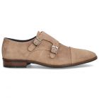 Berkelmans Gespschoen Monaco Taupe Suede